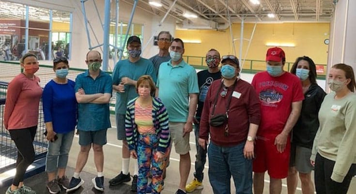 Customized-Community-picture Group of PLUS company workers